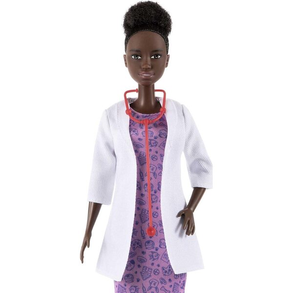 Barbie-Tierärztin mit Tierspielset: Puppe, Zubehör und Welpe, 12-teilig