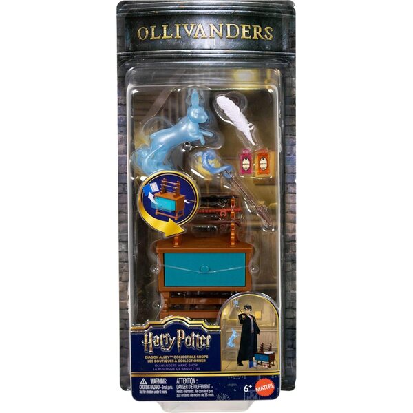 Mattel Harry Potter Zubehörset Diagon Alley Ollivanders Wand Shop – 10 magische Teile