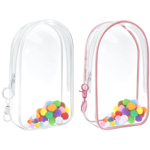 Ausi Set 2 Housse Protezione Bambole 18 cm Custodia Trasparente Facile da Trasportare