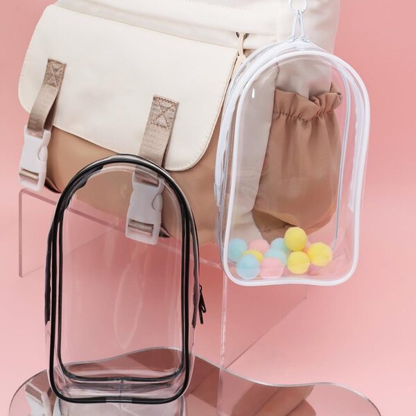 Ausi Set 2 Housse Protezione Bambole 18 cm Custodia Trasparente Facile da Trasportare