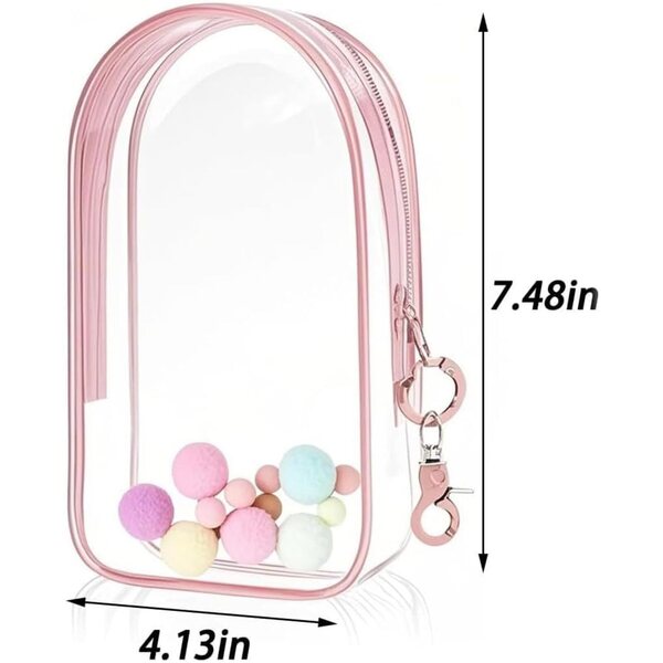 Ausi Set 2 Housse Protezione Bambole 18 cm Custodia Trasparente Facile da Trasportare