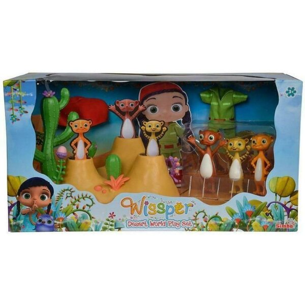 Simba Wissper Desert Game Kit mit Zubehör und Tieren – Spiel für Kinder ab 3 Jahren