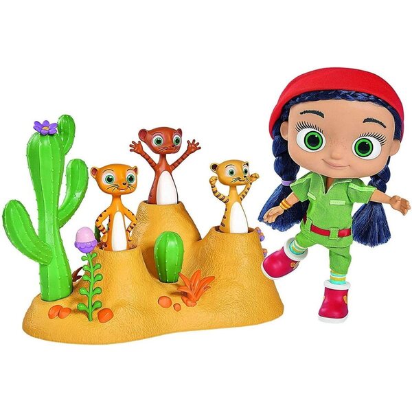 Simba Wissper Desert Game Kit mit Zubehör und Tieren – Spiel für Kinder ab 3 Jahren