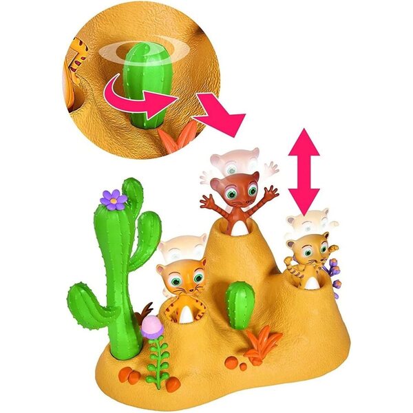 Simba Wissper Desert Game Kit mit Zubehör und Tieren – Spiel für Kinder ab 3 Jahren