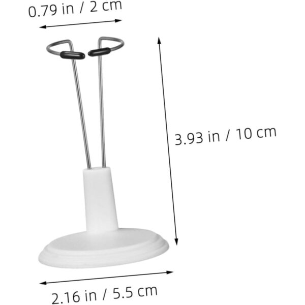 Beaupretty Set 8 Supporti per Bambole in PVC - Espositore Robusto e Stabilizzato