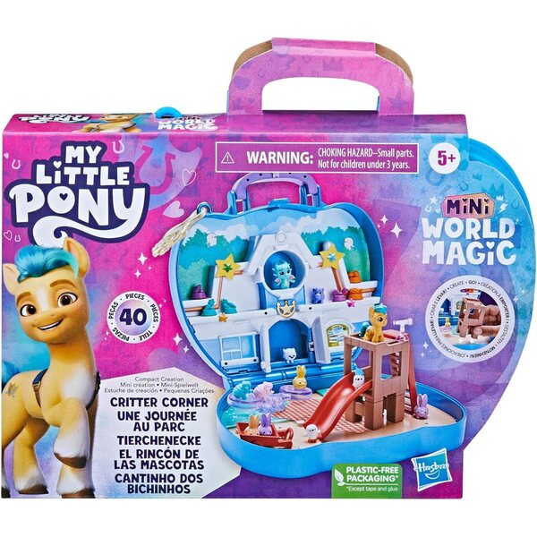 My Little Pony Mini World Magic – Set 2 Figuren + 40 Teile für kreatives Spielen