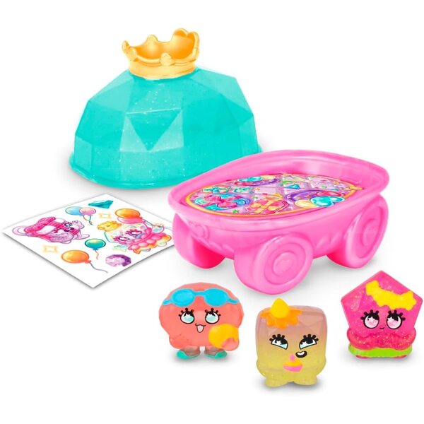 Bizak Pinky Promise Überraschungskutsche mit 3 Sammelfiguren und Edelsteinen