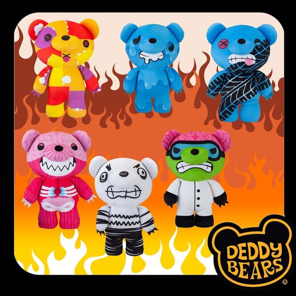 Deddy Bears Serie 3 – 30 cm großer Bär im Sarg mit personalisiertem Zertifikat