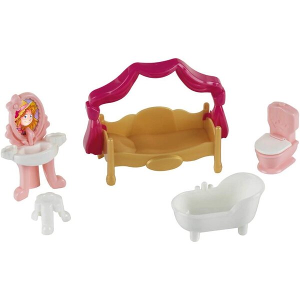 Princess Coralie Badezimmer-Set mit 5-teiligem Himmelbett für Kinder ab 3 Jahren