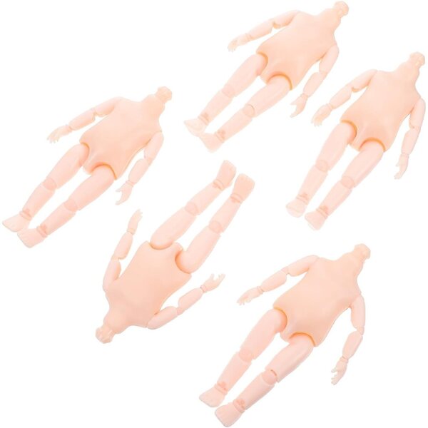 Corpo di Bambola Articolato 16 cm con 13 Giunti Mobili per Bambini Creativi