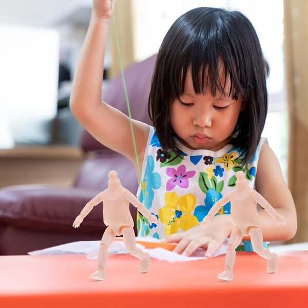 Corpo di Bambola Articolato 16 cm con 13 Giunti Mobili per Bambini Creativi