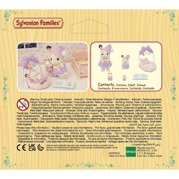 Sylvanian Families Chocolate Bunny Sisters Goodnight Set mit Figur und Zubehör