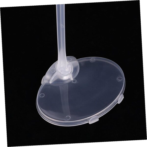 Support per Bambole in Plastica Trasparente e Blu - Set da 20 Pezzi Universali