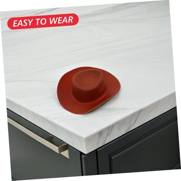 Gatuida 40 Mini Cappelli Western in Plastica Colorati per Bambole e Giochi Creativi