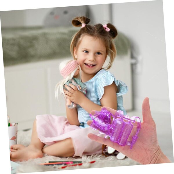 VICASKY Kit di Immersione per Bambole 28 cm con Occhialini, Pinne e Bombole Ossigeno in Plastica