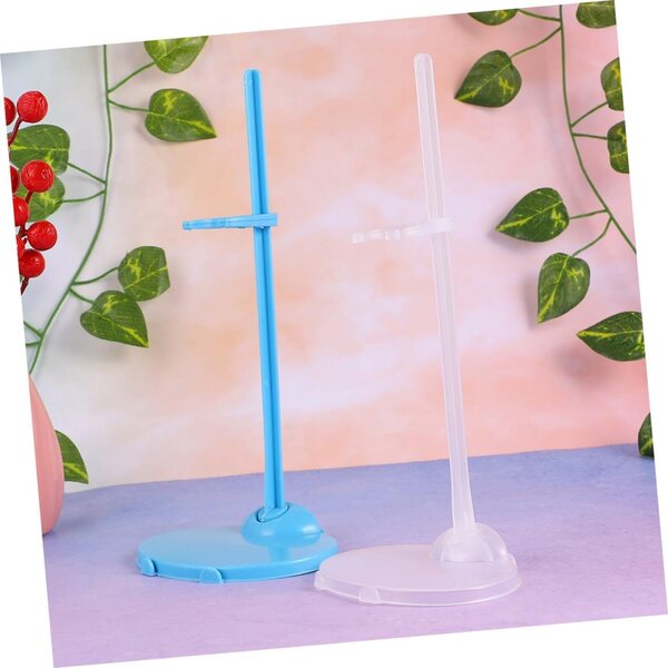 Support per bambole Mikinona 20 pezzi trasparente e blu resistente e universale