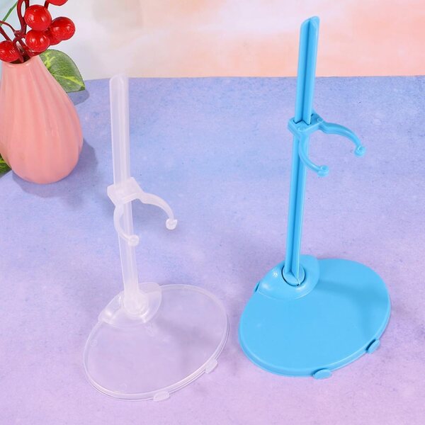Support per bambole Mikinona 20 pezzi trasparente e blu resistente e universale