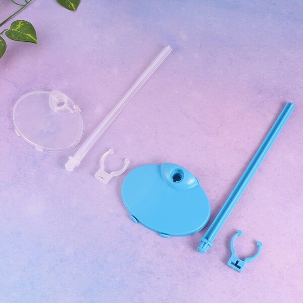 Support per bambole Mikinona 20 pezzi trasparente e blu resistente e universale