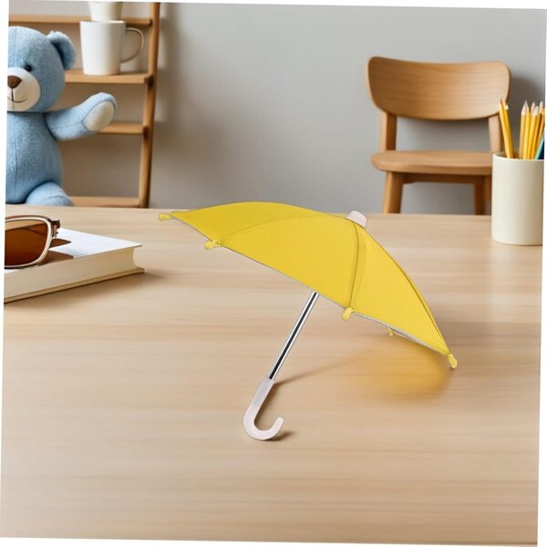 Set 4 Mini Parapluies per bamboles Accessori Resistenti per Giochi di Ruolo Bambine