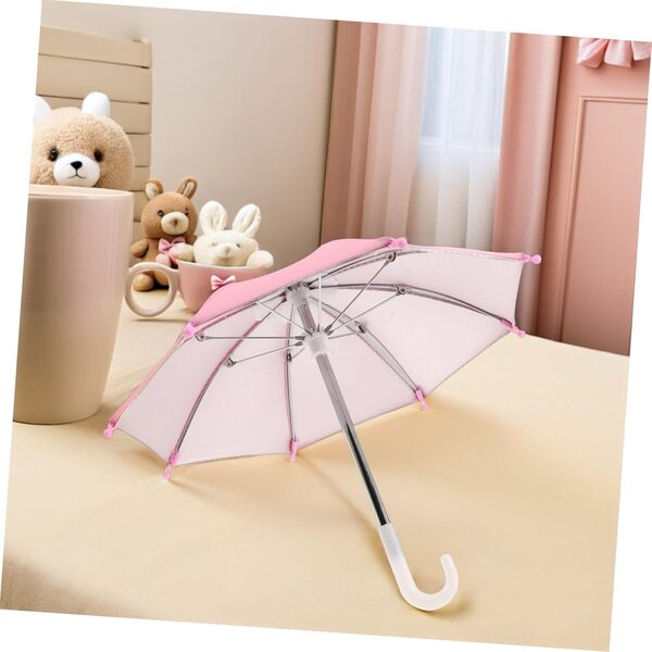 Set 4 Mini Parapluies per bamboles Accessori Resistenti per Giochi di Ruolo Bambine