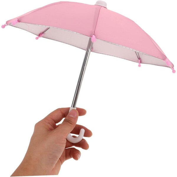 Set 4 Parapluies Miniatura per Bambole - Accessori Realistici per Giochi di Ruolo e Decorazioni