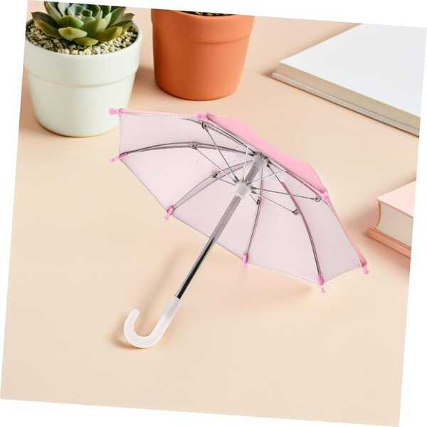 Set 4 Parapluies Miniatura per Bambole - Accessori Realistici per Giochi di Ruolo e Decorazioni