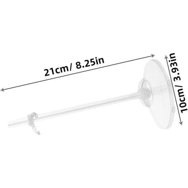 Support per Bambole in Plastica Trasparente 17 Pezzi Base Stabile per Esposizione Bambini