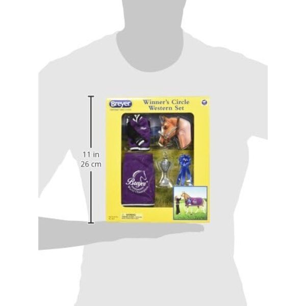 Breyer Winners' Circle - Set Accessori Western per Bambini e Collezionisti 1:9
