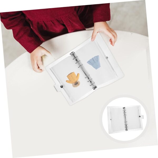 Classeur Organizer für Puppenkleidung und Zubehör mit 5 transparenten Taschen
