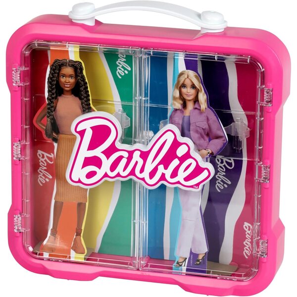 Maletta Barbie für 4 Puppen mit leuchtendem Logo und transparenter Tür – Theo Klein