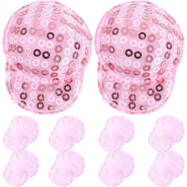 Set 10 Mini Casquettes Paillettes per Bambole in Tessuto, Accessori DIY Facili e Creativi