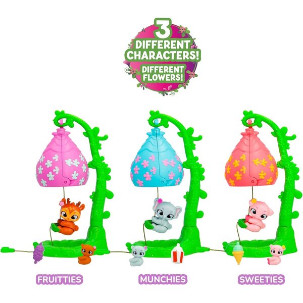 Cutie Climbers Family Pack Sweeties Polly mit Blumenhaus und Sammeltieren