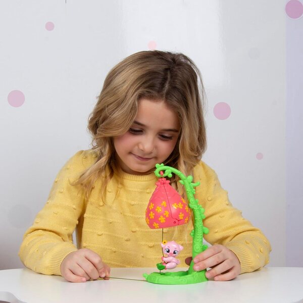 Cutie Climbers Family Pack Sweeties Polly mit Blumenhaus und Sammeltieren