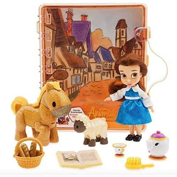 Belle Disney Animatoren-Spielset: 8-teilige Puppen und Zubehör