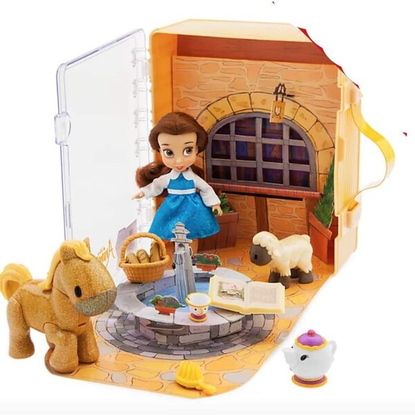 Belle Disney Animatoren-Spielset: 8-teilige Puppen und Zubehör