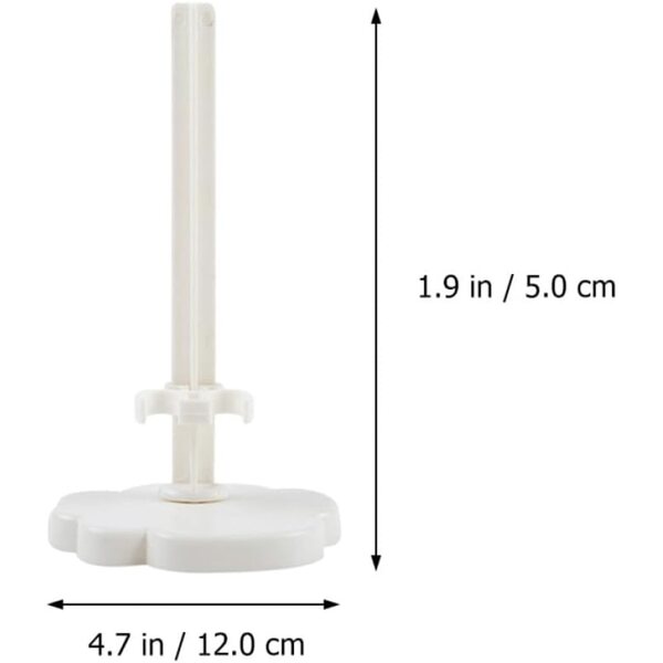 Supporti per Bambole ERINGOGO 20 pezzi - Display resistenti e trasparenti per esposizione figurine