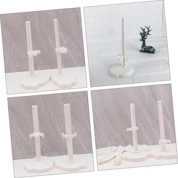 Supporti per Bambole ERINGOGO 20 pezzi - Display resistenti e trasparenti per esposizione figurine