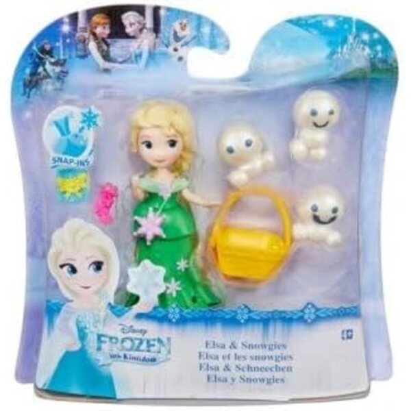 Mini-Prinzessin Elsa mit Schneemännern – Komplettset Reine des Neiges 8 cm für Kinder