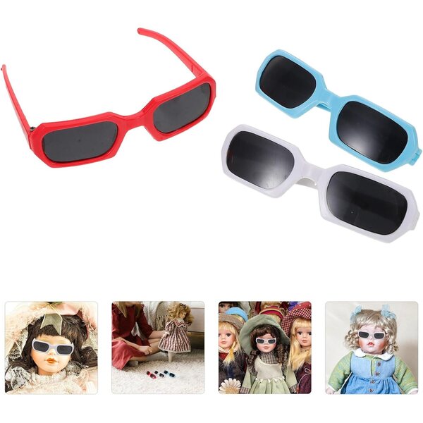 Modeaccessoires für 18-Zoll-Puppen – Set mit 6 Teilen aus farbigem und detailliertem Kunststoff