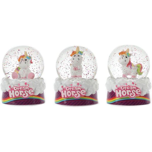 DREAM HORSE Snow Globe Unicorno Multicolore - bambole et Accessoires per Bambini