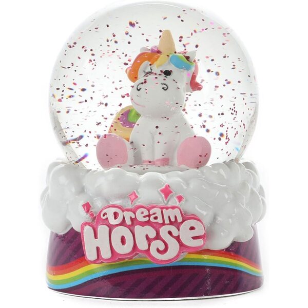 DREAM HORSE Snow Globe Unicorno Multicolore - bambole et Accessoires per Bambini