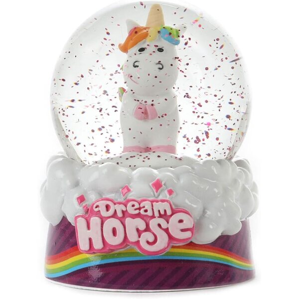 DREAM HORSE Snow Globe Unicorno Multicolore - bambole et Accessoires per Bambini