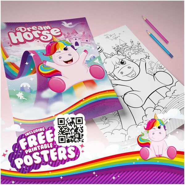 DREAM HORSE Snow Globe Unicorno Multicolore - bambole et Accessoires per Bambini