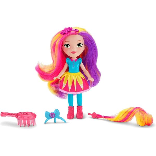 Sunny Day FBN66 Nickelodeon Pop-in Style Sunny, bambola con accessori per capelli