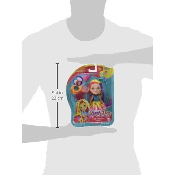 Sunny Day FBN66 Nickelodeon Pop-in Style Sunny, bambola con accessori per capelli