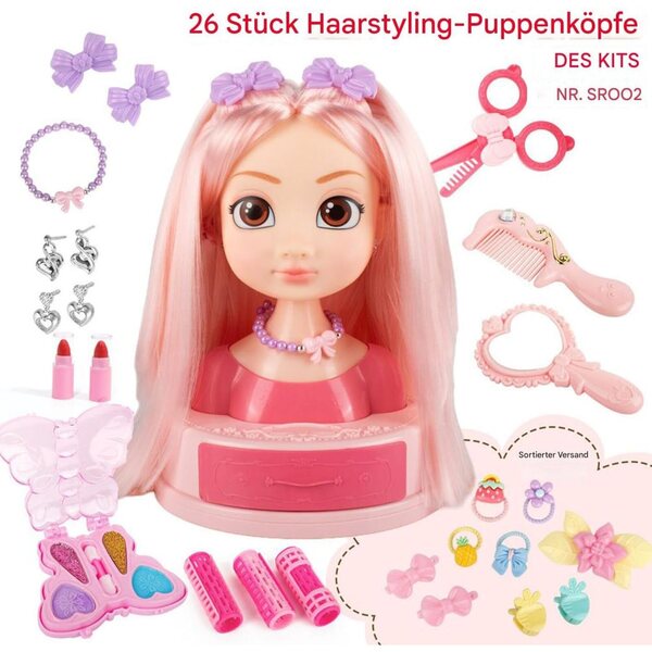 Kit Salone di Bellezza per Bambine – Set Giochi di Parrucchiera con Accessori Completi