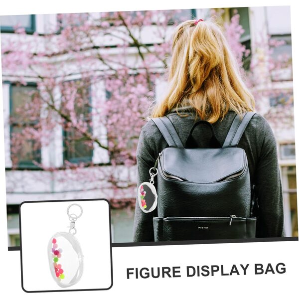 Organizer trasparente sospeso per bambole e accessori - portatile e resistente in PVC