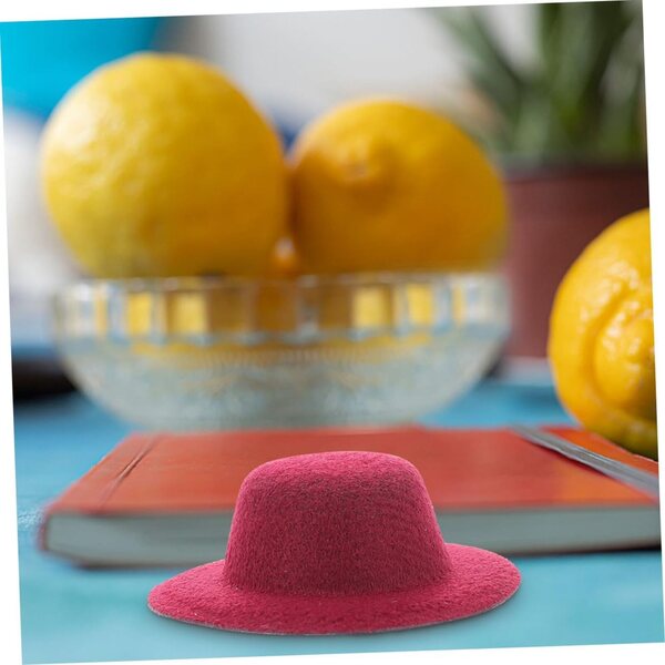 20 Mini Cappelli in Tessuto Multicolore per Bambole, Accessori Creativi e Decorazioni Festa