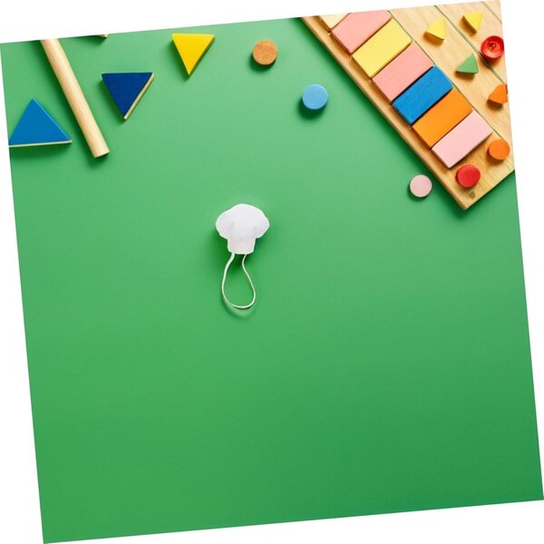 4 weiße Miniatur-Hüte für Kochpuppen, 10–15 cm, kreatives Zubehör
