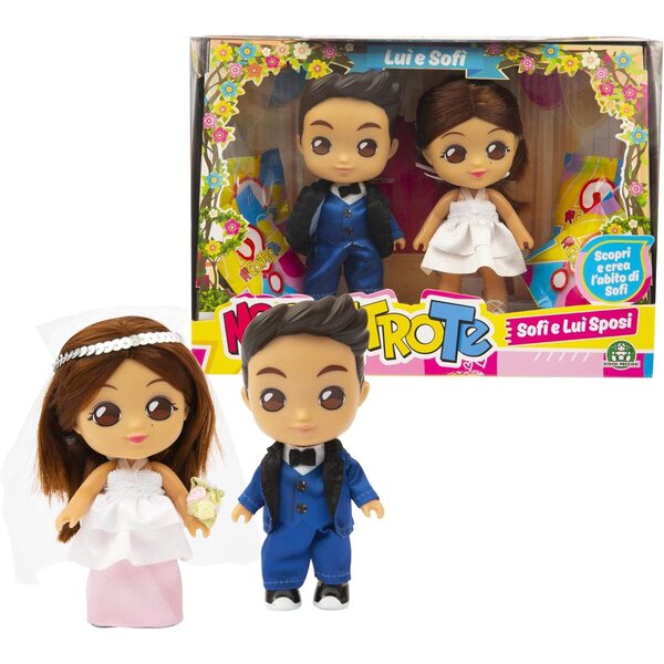 Giochi Preziosi Me Against You Cutie Doll Hochzeitspaar mit Kleidung und Accessoires